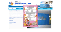 Desktop Screenshot of clinicasanbartolome.com